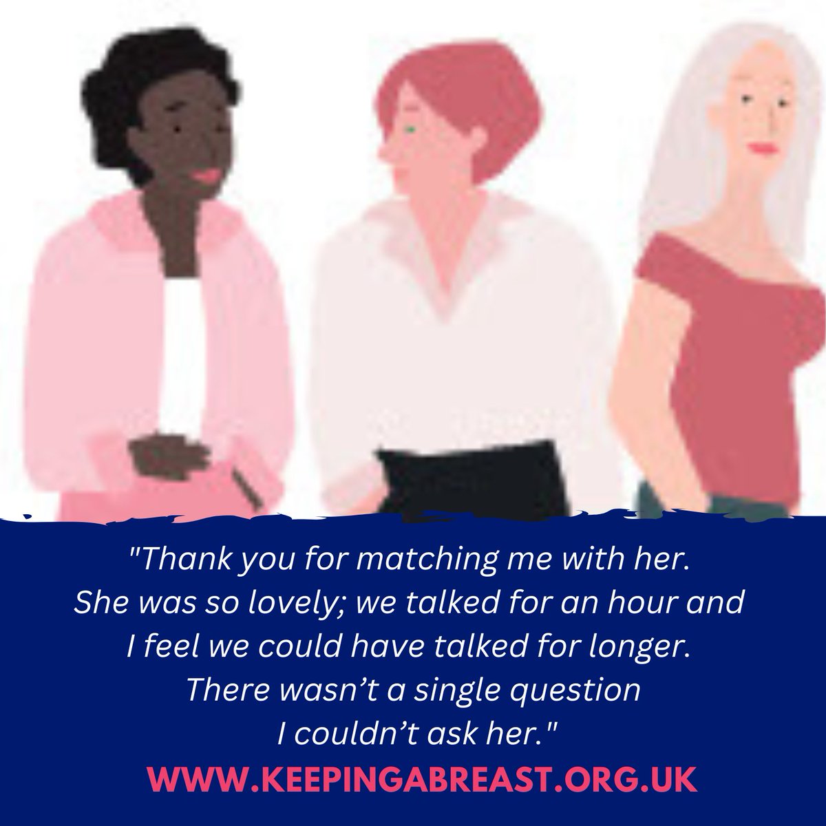 We're proud to offer a very personal support service, listening carefully to an individual's situation and concerns and supporting them accordingly. #testimonialthursday #breastreconstructionsupport