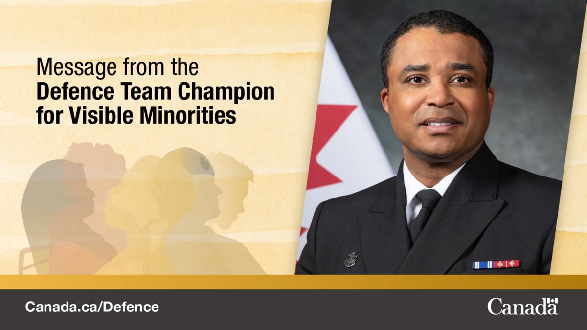 Today, on the International Day for the Elimination of Racial Discrimination, we celebrate diversity and reflect on the work ahead. Learn more about this important topic from the Defence Team Champion for Visible Minorities: canada.ca/en/department-… #IDERD