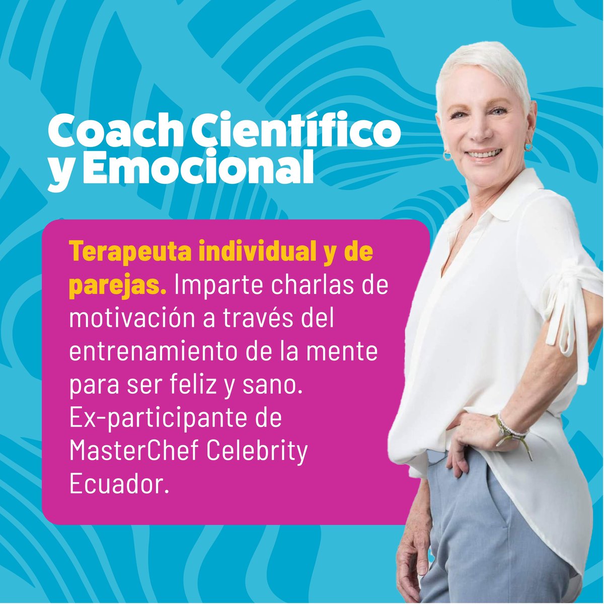 sinmaquillajeec's tweet photo. @SusiHidalgo, Coach Científico y Emocional 🙌🏻 https://t.co/EtIl315bdQ