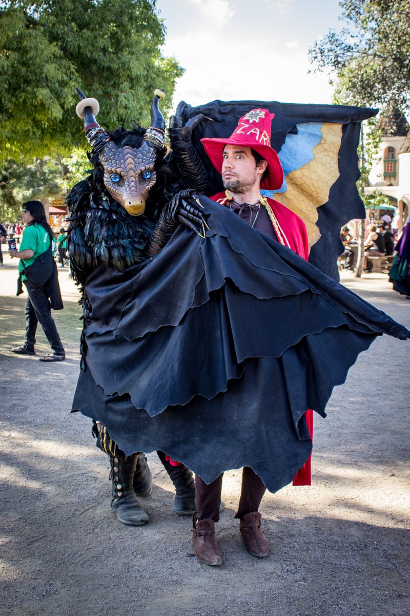 JZBelexes's tweet photo. I spent my birthday at the Renaissance Festival cosplaying Rincewind from the Discworld novels. As one does. #AZRenFest https://t.co/rIjtbjBsC7