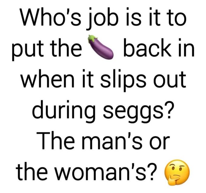 Sound off!! I think it depends on position!😈 69 -> guy, cowgirl -> mine ❤️ What do you think?! 🤔 https://t