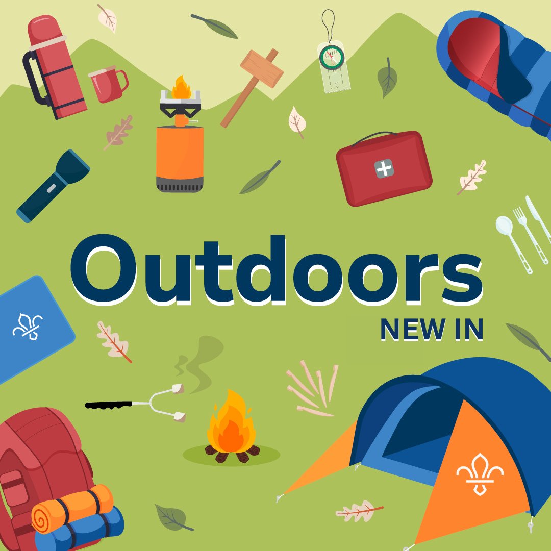 Add a breath of fresh air to your Summer with our new Scouts Outdoors Range🌻 We've got everything you need to take your next adventure from ordinary to extraordinary ⭐ Link in bio to start shopping #ScoutStore #Scouting #OutdoorIn24 #SkillsForLife