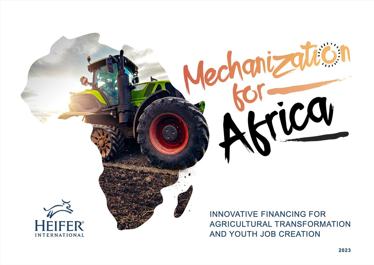 Heifer International's newly launched Mechanisation for Africa Report unveils groundbreaking findings, highlighting the role of technology in driving agricultural transformation and improving livelihoods. See the report via lnkd.in/dQHuWFt4 @AyuteAfrica
