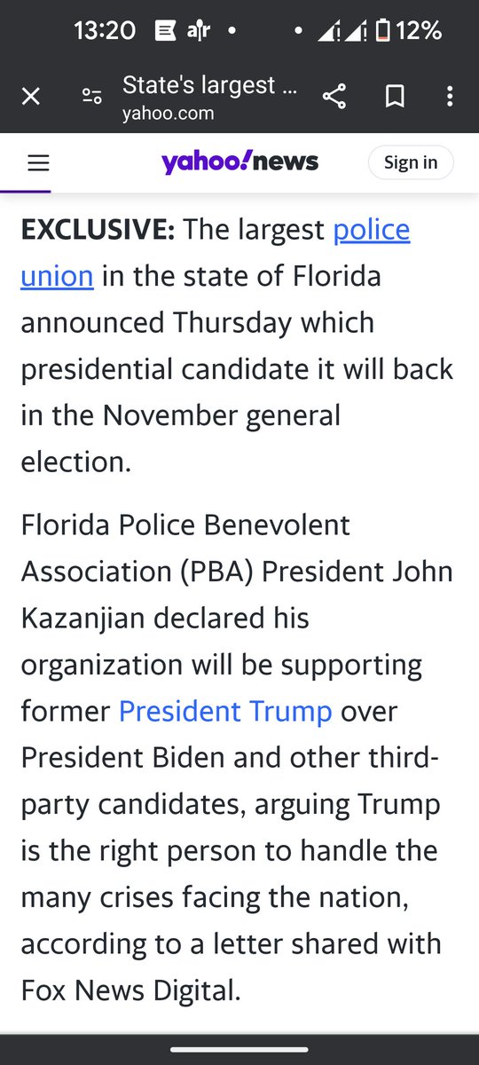 Police union backs Trump: " he is the right person to hand our present crises"

Especially considering Biden created a lot of those crises by opening our Southern birder