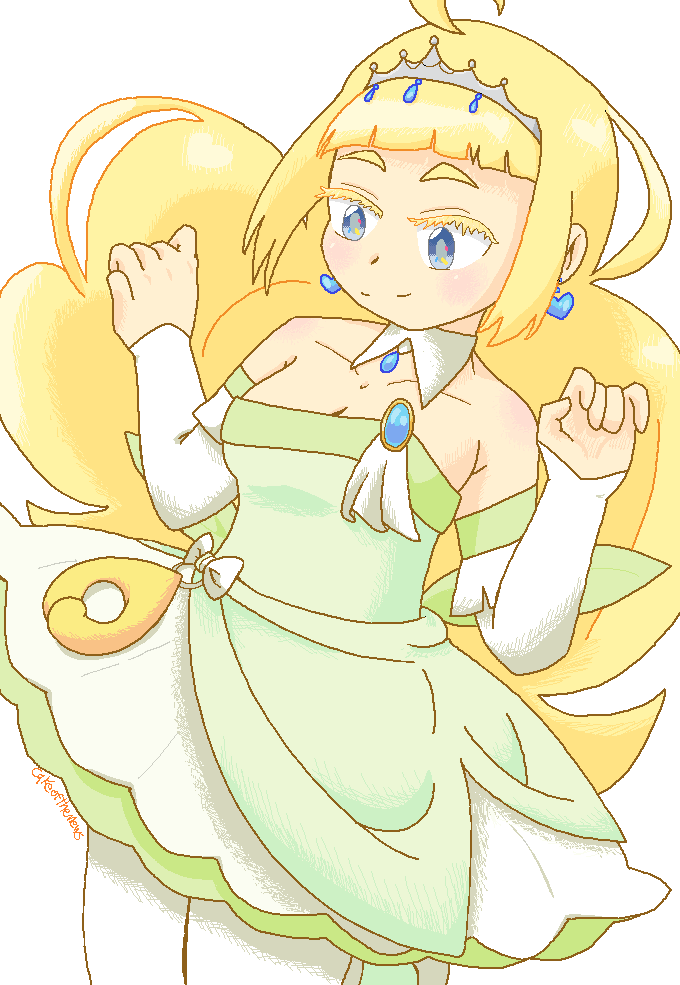 mew_cake's tweet photo. "💛The gold peony of grace, Gold Princess!💛"
Can't believe this is my first 6HP fanart! It's fun to really look at the designs and all. Drawn in MSpaint because it's a good exercise and very fun :3
#6hp
#SixHeartPrincess
#シックスハートプリンセス https://t.co/wmWjx30yBA