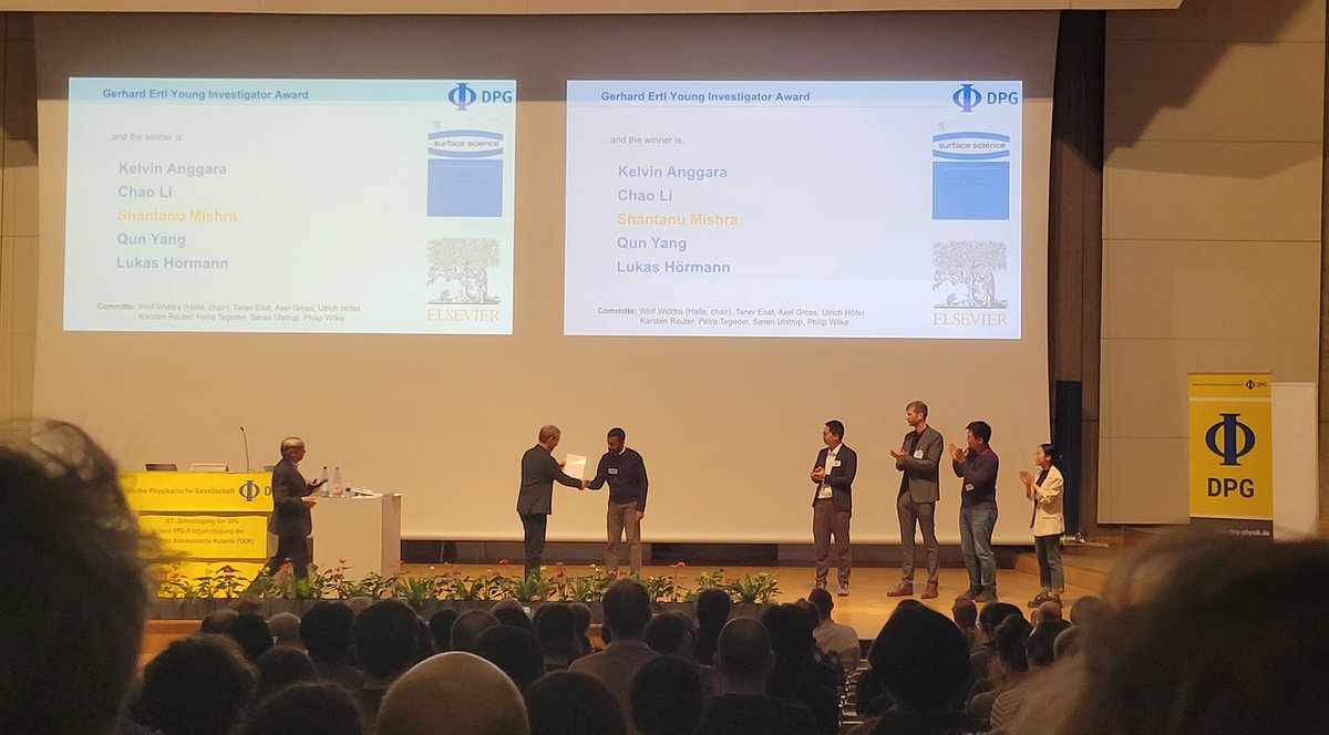 Atomholics Lab (Philip Willke) (@willkephilip) on Twitter photo Congrats to <a href="/mishshan/">Shantanu Mishra</a> from <a href="/Leo_Gross_IBM/">Leo Gross</a> group and <a href="/NanotechSurfLab/">nanotech@surfaces Lab</a> for winning the Gerhard Ertl YI Award 2024! Well deserved, welcome to the club!! 🥳 Congrats to <a href="/mishshan/">Shantanu Mishra</a> from <a href="/Leo_Gross_IBM/">Leo Gross</a> group and <a href="/NanotechSurfLab/">nanotech@surfaces Lab</a> for winning the Gerhard Ertl YI Award 2024! Well deserved, welcome to the club!! 🥳