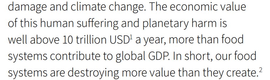 Both can be true....but we live in the present 'Our modern food system has its problems, but it is perhaps humanity’s greatest achievement, preventing more death and suffering than any other scientific advance.' Food Systems Economic Commission (2024): foodsystemeconomics.org/wp-content/upl…