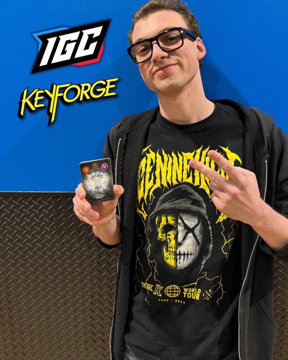 We do Keyforge here.

Congrats Chase on winning last night! 

#keyforge