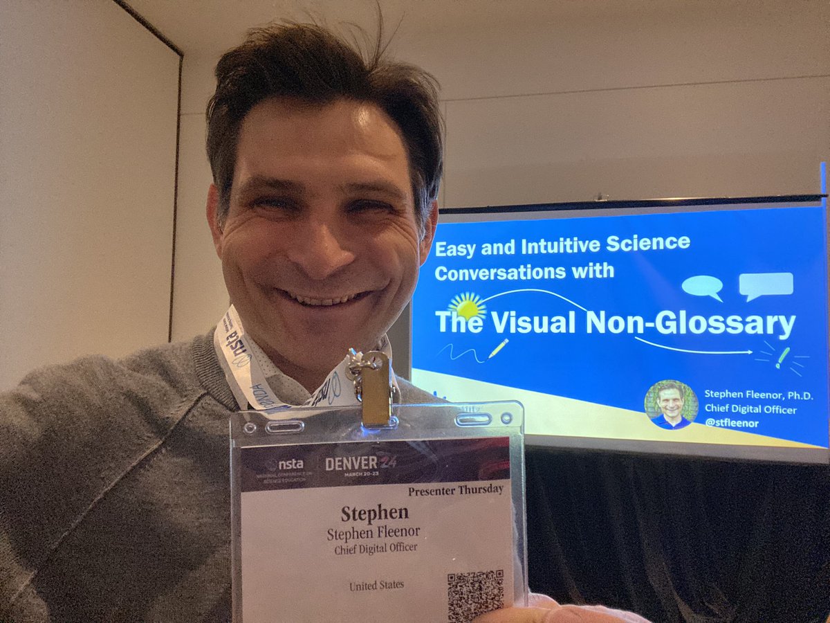 Guess what? The #VisualNonGlossary is @NSTA right now! Come check us out in room 706 and see how to get kids talking about #science using #academicvocabulary!