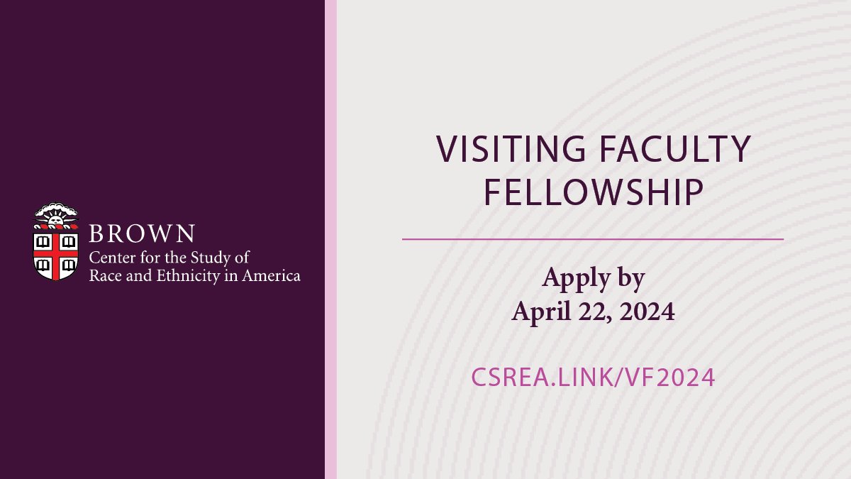 We are now accepting applicants for our Fall 2024 Visiting Faculty Fellows program. We welcome qualified candidates to apply! csrea.link/vf2024