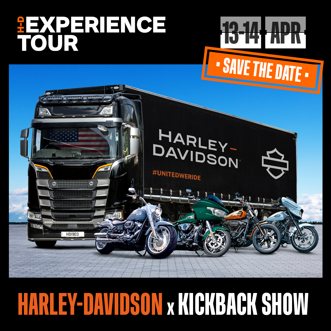 KICKBACK with Harley Davidson + get ready to ride. Test ride the brand new Harleys at KICKBACK from 13-14 April at Three Counties Showground Malvern. Info at Kickbackshow.com <a href="/MCNnews/">Motor Cycle News</a> <a href="/Moby_MCN/">Richard</a> <a href="/MalvernGazette/">Malvern Gazette</a> <a href="/worcesternews/">Worcester News</a> <a href="/herefordtimes/">Hereford Times</a> <a href="/Cheltenham_/">Cheltenham News</a> please RT