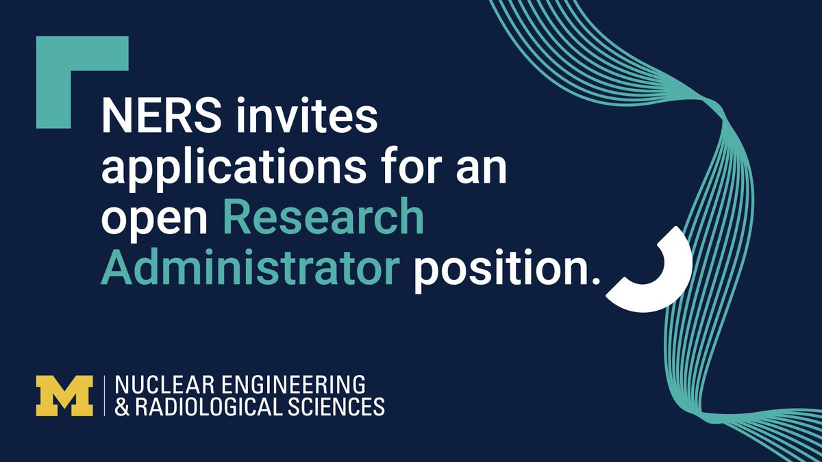 umichNERS's tweet photo. We're seeking a Research Administrator at any experience level. 

📊 Budget preparation &amp; proposal submission
📝 Financial monitoring &amp; reporting 
✅ Compliance w/sponsored research policies 

Remote work eligible + signing bonus! 
Apply by 4/1: https://t.co/xTFTyDrPOq https://t.co/gpOqSEqUlP