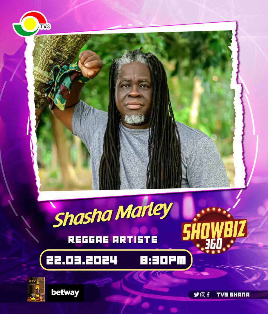 YOU CAN'T MISS THIS ON TV3 Ghana SHOWBIZ 360 With @GiovaniCaleb #ShashaMarley 🇬🇭 Shasha Marley