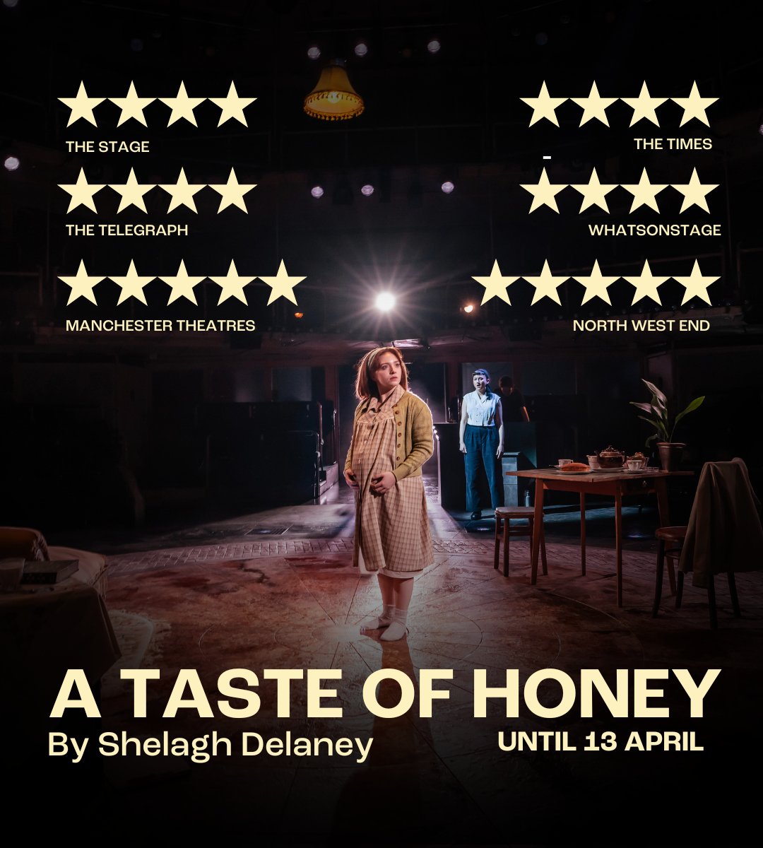 The stars are flying in for A TASTE OF HONEY 🐝 Read the reviews through our profile and let us know if you agree! Don't forget, it's on till 13 APR 📅 Grab your tickets here 👉️ rxtheat.re/HoneyRevX