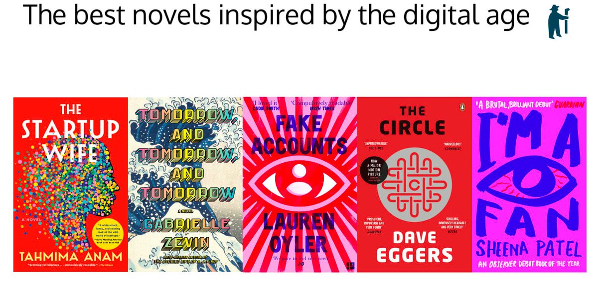 I made a list for the nice people at @Shepherd_books of the best novels about the digital age – including books by @tahmima , Gabrielle Zevin , @laurenoyler , Dave Eggers and @Sheena_Patel_ shepherd.com/best-books/nov…