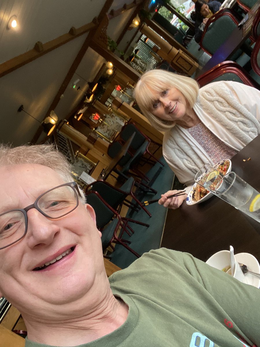 Dining out at the superb #KamTong Chinese restaurant (Great Holm near @MiltonKeynes_MK with @TriciaCaputo for our fifth wedding anniversary 🥰 (although we go back as a couple to 2006)