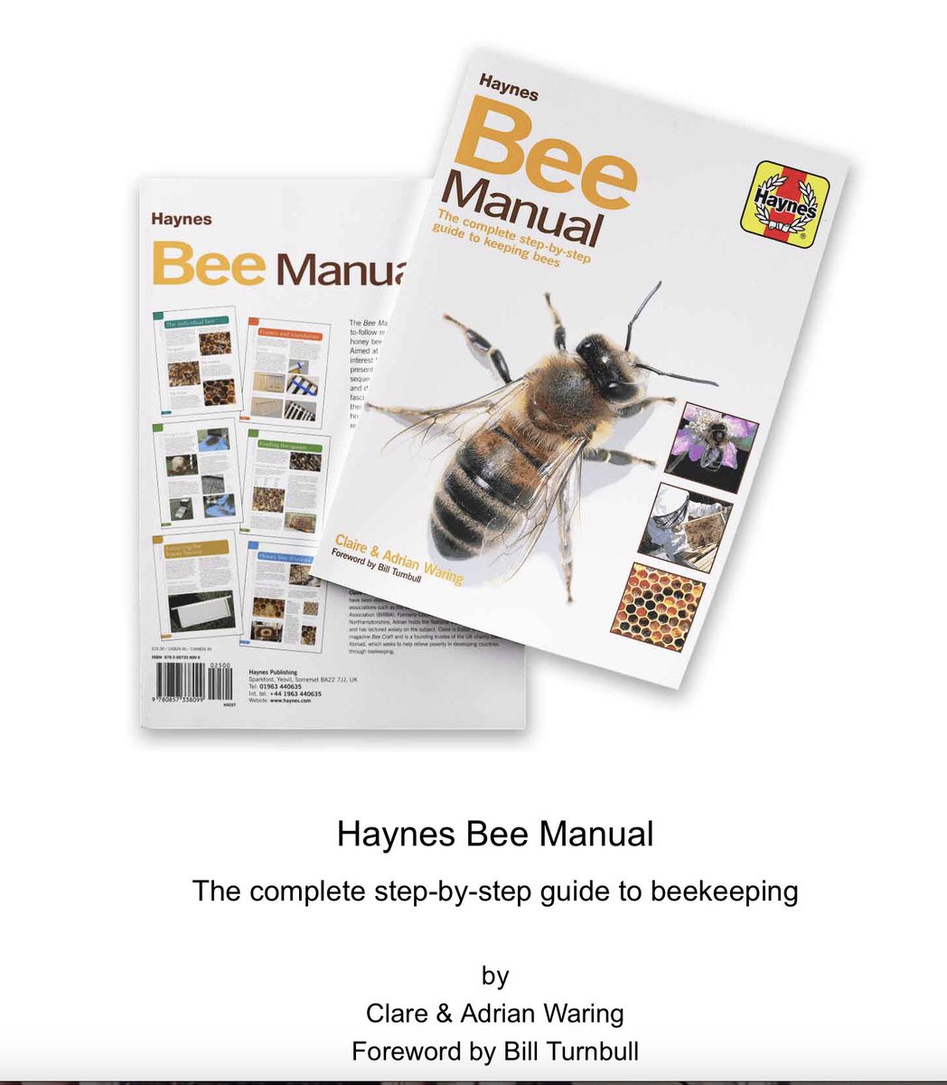 Special Spring Offer ! The Haynes Bee Manual A reduced price of £20 Perfect for a family member or friend doing a Beginners course #beekeeping Buy here northernbeebooks.co.uk/products/warin…