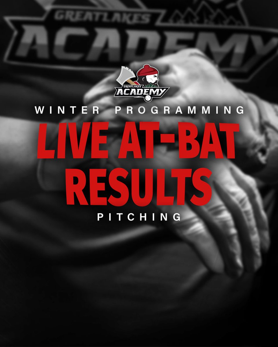 WINTER LEADERBOARD: Live At-Bat Results for our pitchers 

• Strike %
• 1st Pitch Strike %
• Strikeout %
• Win 3 %

#GreatLakesBaseball #ACutAbove🪓 #Pitching