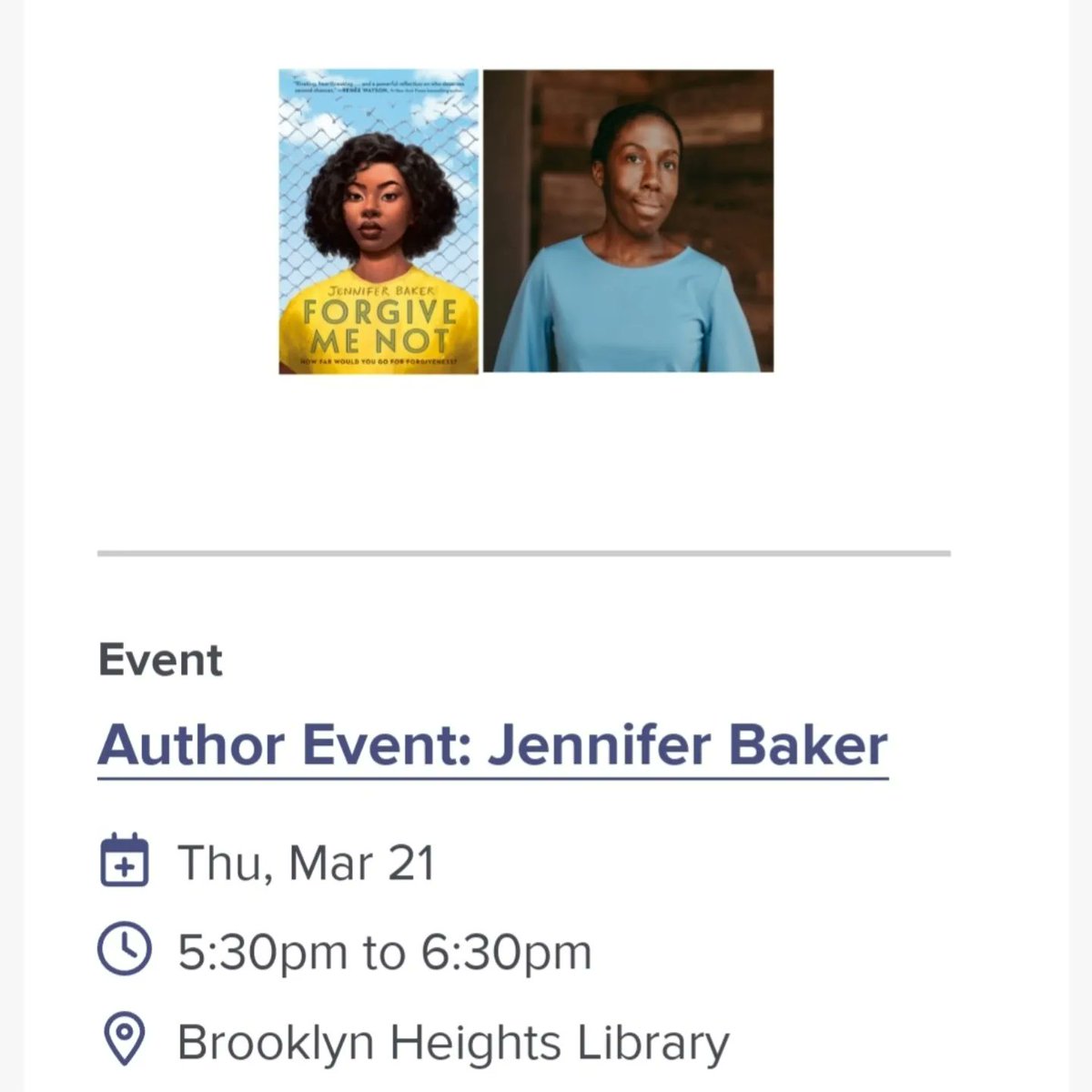 I'll be at @BKLYNlibrary (Brooklyn Heights branch) tonight at 5:30pm talking about #worldbuilding and BPL's #writing contest for teens! Plus we can do some writing ✍️🏾 together for a bit. Free to the public. bklynlibrary.org/calendar/autho…
