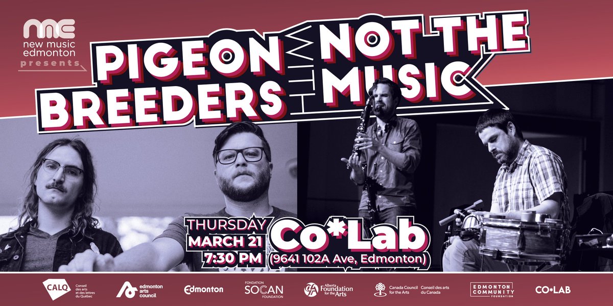 Tonight! See you at Co*Lab. #yeg #yegmusic
newmusicedmonton.ca/event/pigeon-b…