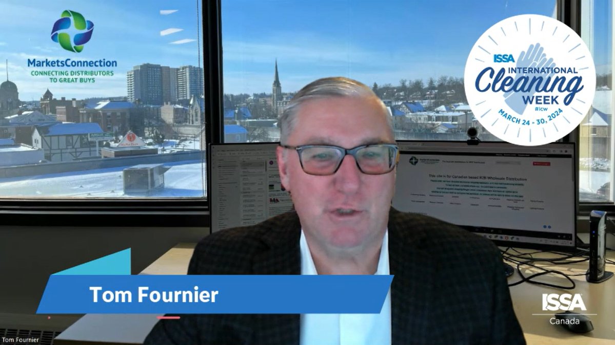 International Cleaning Week kicks off tomorrow! No matter what sector of the industry you represent, it's time to recognize the value of clean. ISSA Canada Distributor Council Chair Tom Fournier shares his thoughts about #ICW - youtu.be/7rSnHeNAJhU
