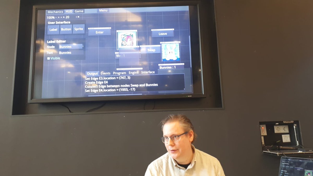 Riemer van Rozen (@rvrozen) on Twitter photo Great fun introducing Vie: a visual app for prototyping games #live today at our workshop on #gamedesign for #education at ACTIEFFABRIEK <a href="/HvA/">Hogeschool van Amsterdam (HvA)</a>. I received a warm welcome and insightful feedback. Thanks to the organizers for hosting a very educational event! Great fun introducing Vie: a visual app for prototyping games #live today at our workshop on #gamedesign for #education at ACTIEFFABRIEK <a href="/HvA/">Hogeschool van Amsterdam (HvA)</a>. I received a warm welcome and insightful feedback. Thanks to the organizers for hosting a very educational event!