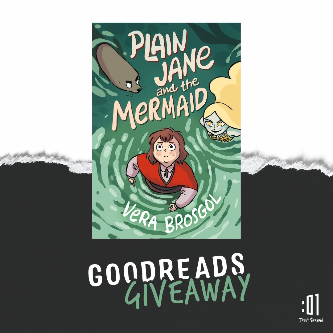 Looking for a more twisted fairytale? Look no further than Vera Brosgol's new graphic novel PLAIN JANE AND THE MERMAID! Beautiful, mysterious, and dangerous, it follows a girl on her quest for what matters most—her independence. Enter to win a copy! bit.ly/48reak2