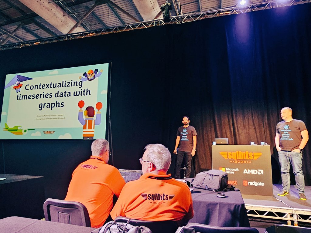 cosh23's tweet image. Just finished our talk 'Contextualizing timeseries data with graphs' at #SQLBits2024. It was a pleasure!
#KustoGraph