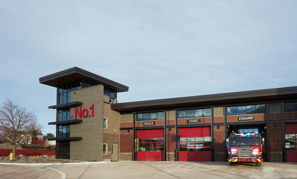 Thornton's fire station, north of Denver combines practical design with aesthetic appeal, thanks to Pura® NFC by Trespa sidings. "A game-changer for us," says Brittany Crouch of Allred &amp; Associates. Dive into this case study: brnw.ch/21wI6fz