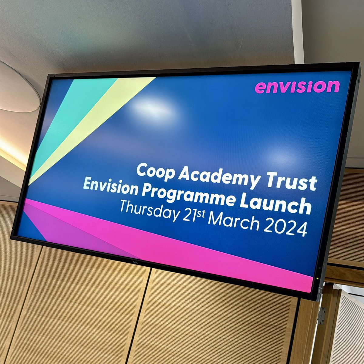 Before starting my role at @CoopAcademies, I was nervous about working with older students as I’d always worked in primary schools. Today made me realise I had nothing to be nervous about. Amazing day at the @envisionUK launch at @coopuk. Well done @CoopAcademyNM @CoopManchester