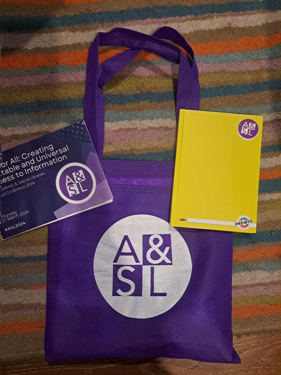 Why do we attend conferences? For the knowledge sharing, to meet our wonderful colleagues in other institutions, to learn new things... aaannnddd...for the wonderful freebies #ASL2024 thanks A&SL for a great day 👏