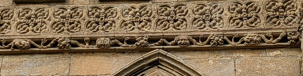 The corbel table at St Luke's, Gaddesby is such fun.