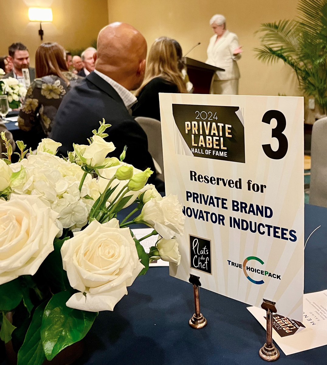 Deeply honored to accept induction into the <a href="/PLMA_USA/">PLManufacturers Assn</a> #HallofFame in the #PrivateLabel Innovator Category. We have helped retailers to navigate #regulations regarding #PFASchemicals, #PostConsumerRecycled Content,&amp; #SingleUsePlastics
#homecompostable #PHA
lnkd.in/d2cSfYEK