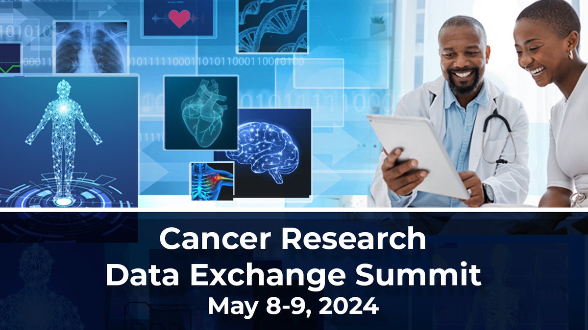 Join fellow #CancerResearchers, #DataScientists, and patient advocates in the quest to enhance today’s collection and exchange of standardized data. Registration is open and required: datascience.cancer.gov/news-events/ev…