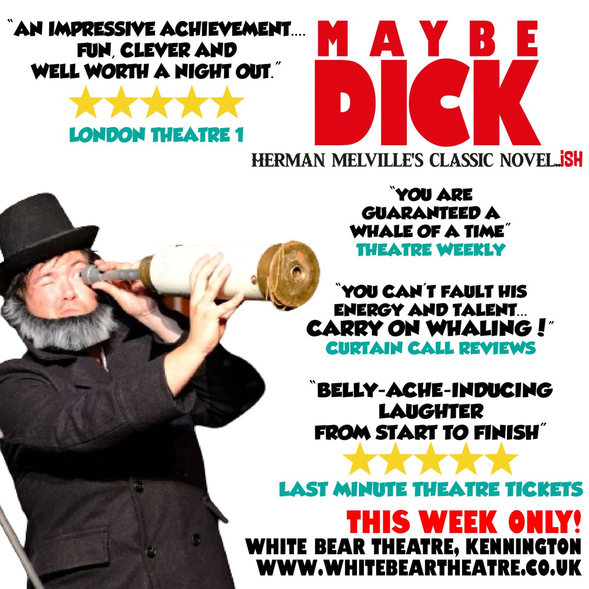 Well, the critics had a whale of a time. Three shows left!
