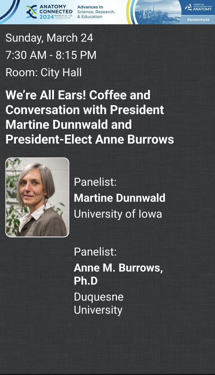 Dr. Kirsten Brown (@drkirtybrown) on Twitter photo Good afternoon <a href="/AnatomyOrg/">American Association for Anatomy</a> #AnatomyConnected24 #Anatomy24! Your Board of Directors is meeting today and tomorrow. Want to hear what's going on in AAA or provide feedback? Check out 👇👇👇 Good afternoon <a href="/AnatomyOrg/">American Association for Anatomy</a> #AnatomyConnected24 #Anatomy24! Your Board of Directors is meeting today and tomorrow. Want to hear what's going on in AAA or provide feedback? Check out 👇👇👇
