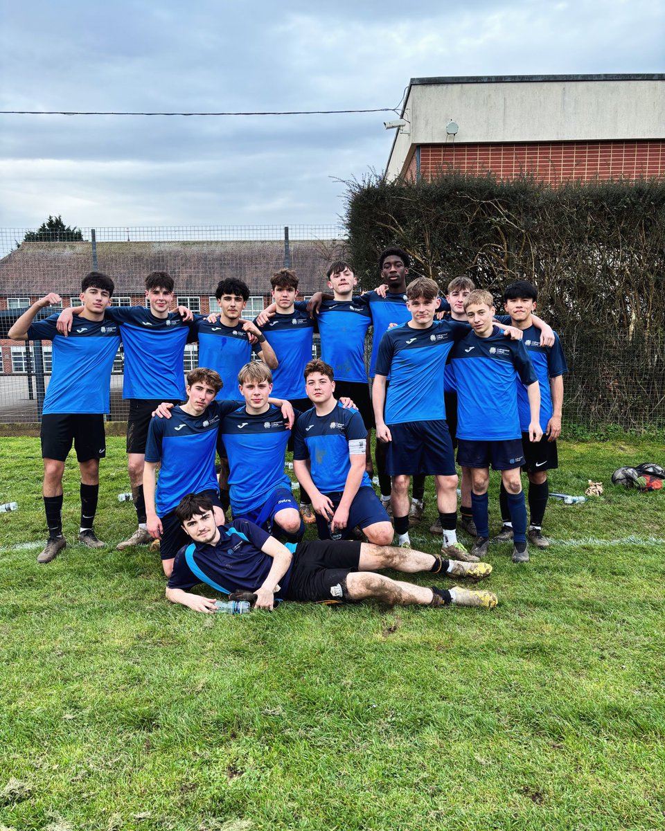 Proud of our Year 11 Footballers for reaching the district cup final tonight. Great win in tough conditions. #believesucceed ⚽️ <a href="/AShotSchoolsFA/">Aldershot Schools FA</a>