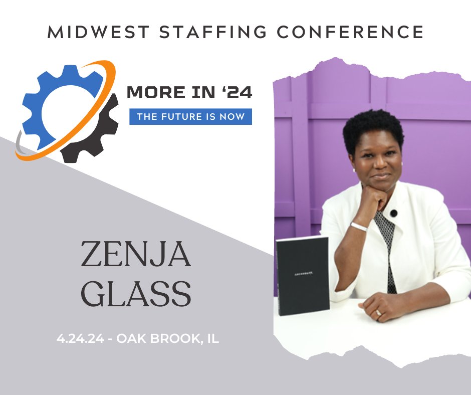 Midwest Staffing Conference April 24-25, 2024 Oakbrook Terrace, IL Register here: issaworks.com/event-5299911 You won't want to miss Zenja Glass' breakout session on April 25th: What Are You Going To Do With Your Precious Time? #MWC2024 #ISSA #WASS #MASS #MoreIn24