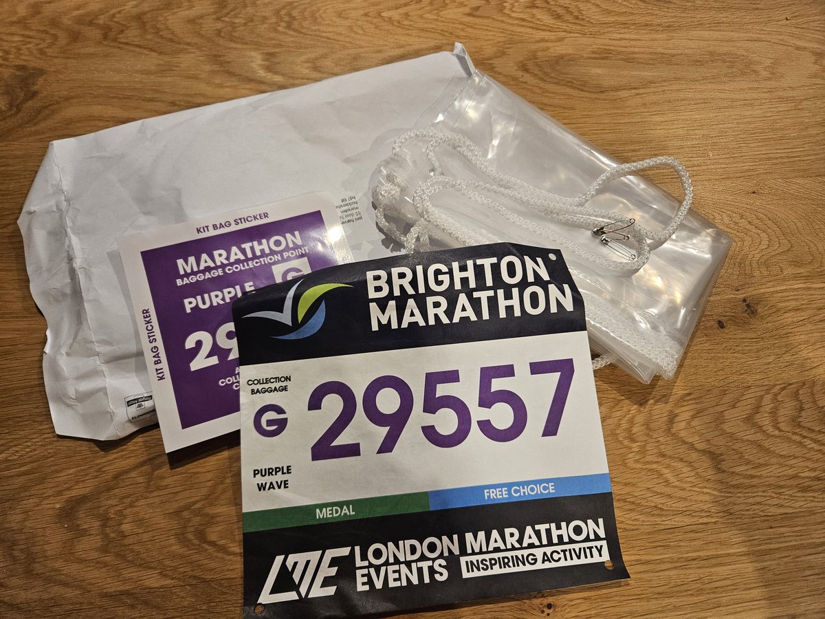 and with the taper comes the maranoia. Race pack arriving always makes it feel a bit too real 😬