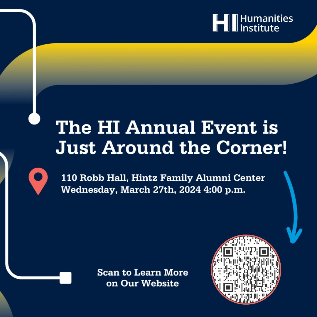 PSUHumanities's tweet image. 📢Alert Alert! The HI Annual Event is just around the corner!!!
Join us in this celebration: there will be a fascinating talk, book giveaways, and a lovely reception to follow ❗️❗️

Learn more about the event here: hi.psu.edu/initiatives-an…