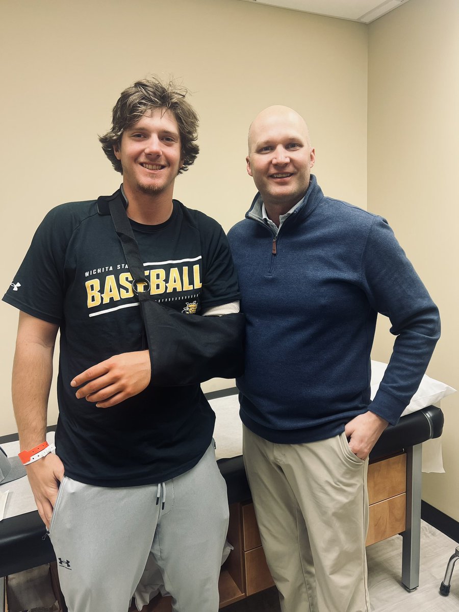 Road to recovery! <a href="/GoShockersBSB/">Wichita State Baseball</a> <a href="/twincitiesortho/">Twin Cities Orthopedics</a>