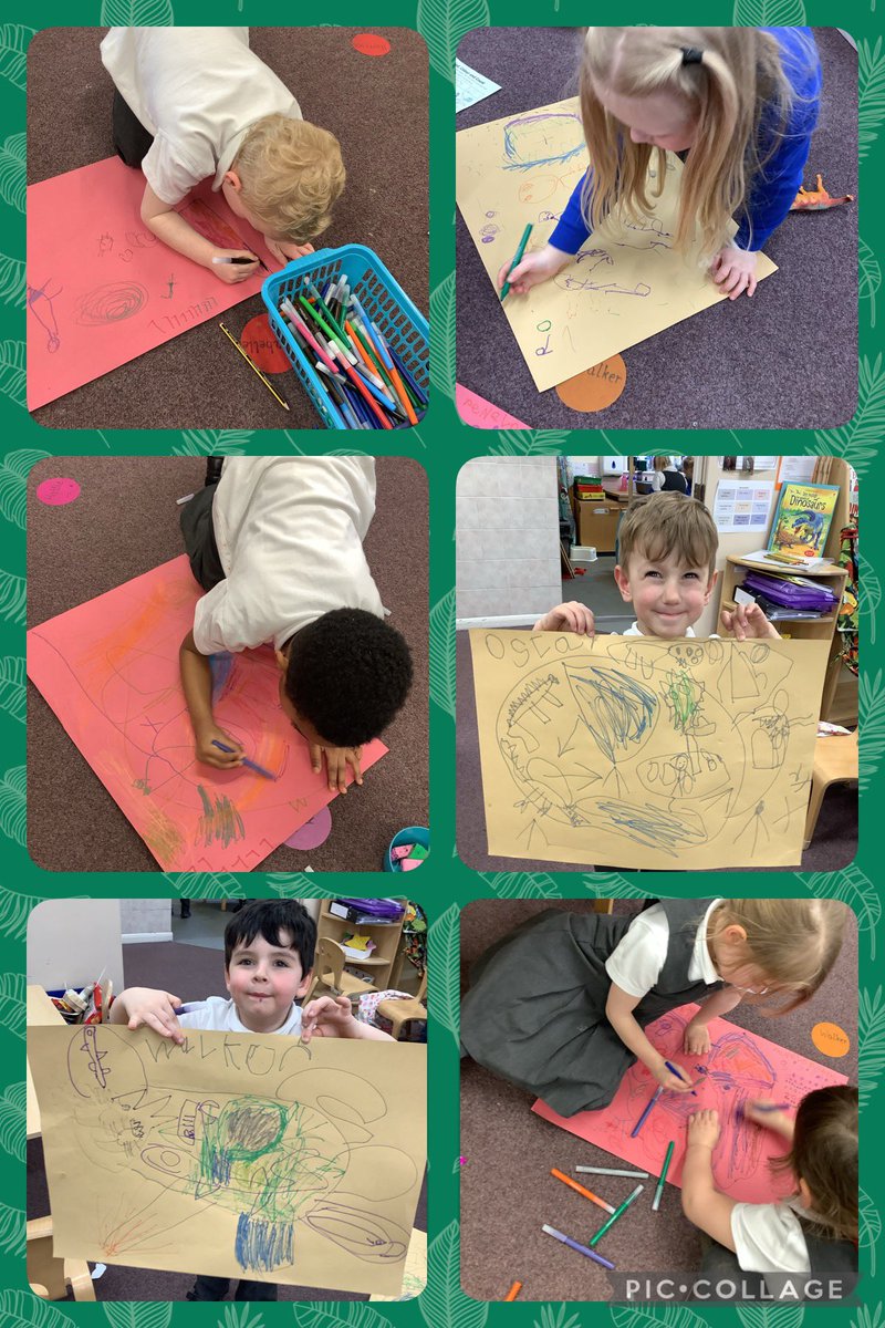 Puffins_RPI's tweet photo. When you get a letter from a T-Rex in need of holiday, you create him his own ‘dino island’! 🏝️🦖 @RaundsPark https://t.co/NGv5AMrWky