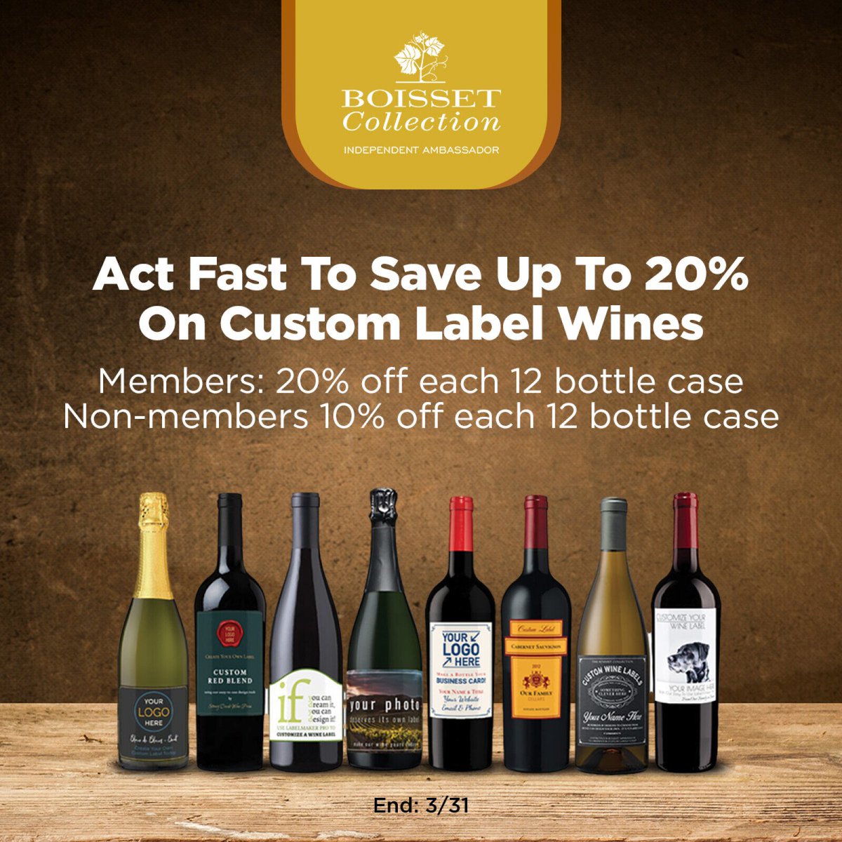 ⏰ Tick tock....Time is running out to create your own customized wine label! We got the wine, you come up with the design! 🍷🎨🍇 #BoissetCollection

my.boissetcollection.com/sandraksamuel/…