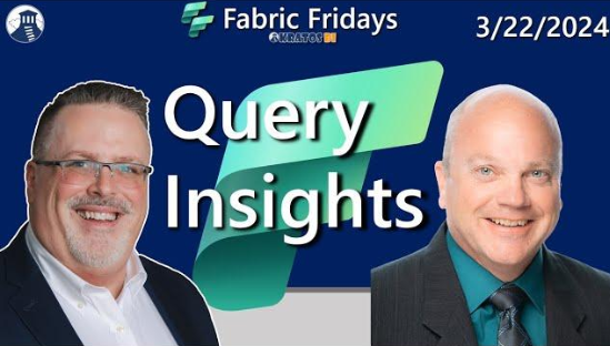 KratosBI (@kratosbi) on Twitter photo This week on #FabricFridays, <a href="/kevarnold/">Kevin Arnold</a> and I will discuss Query Insights in #MicrosoftFabric!
Join us at 7:30am Central US for a great conversation before we both head out to #FabCon.
youtube.com/live/N450leO8N… This week on #FabricFridays, <a href="/kevarnold/">Kevin Arnold</a> and I will discuss Query Insights in #MicrosoftFabric!
Join us at 7:30am Central US for a great conversation before we both head out to #FabCon.
youtube.com/live/N450leO8N…