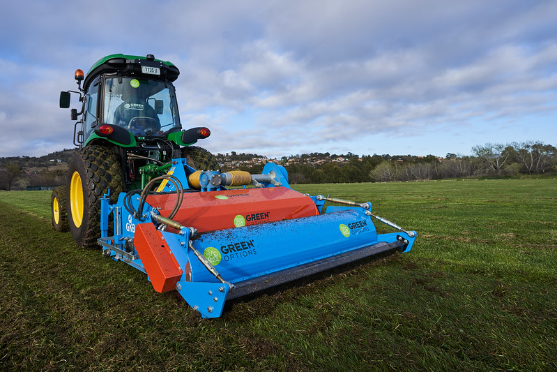 Some sportsgrounds remain closed again this week to prepare for the winter season ahead. Crews are top dressing fields, installing goal posts & line marking. Some grounds remain open to help teams with training ahead of the winter kick off. More info at cityservices.act.gov.au/news/news-and-…