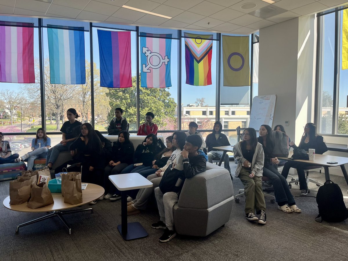 JD_ClementECHS's tweet photo. The ECHS Latinx Club went to visit our NCCU partners at the Intercultural Center today - Thanks to Lamya for the tour and information! https://t.co/P8WUc9iTM8