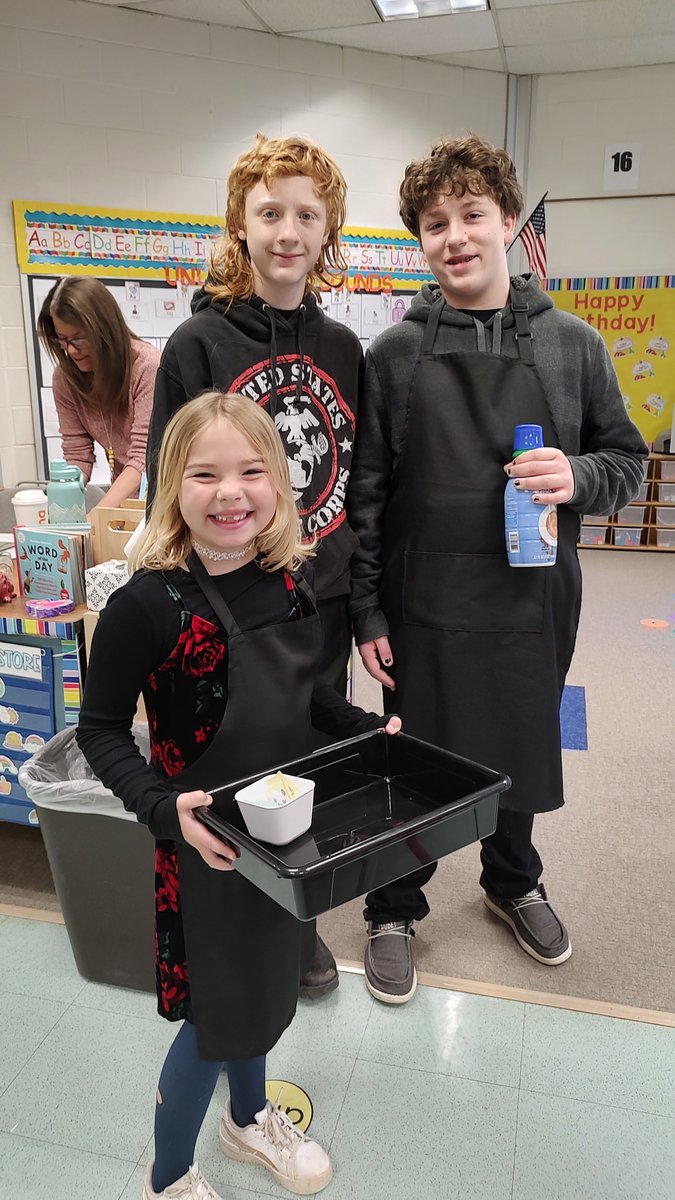 Enriching students' learning experiences, THE BREW CREW was out and about today delivering hot coffee/tea and treats to our staff! Thank you Brew Crew! ☕🍩