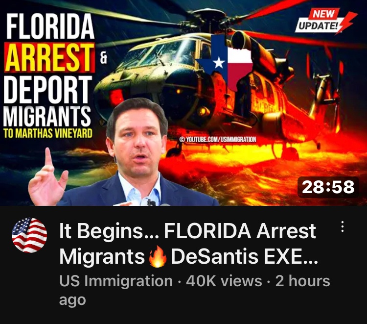 Mighty_Marsha's tweet image. WAY TO GO DESANTIS!!! I May Just vote for you AFTER Trumps second term (Depends on if another Trump runs) Till then KUDOS IM SO HAPPY TO SEE SOME OF OUR LEADERS ACTUALLY PROTECTING US!!! #IllegalAliens #IllegalImmigrants #ForeignInvaders #IllegalAlienCrimes #IllegalImmigrants