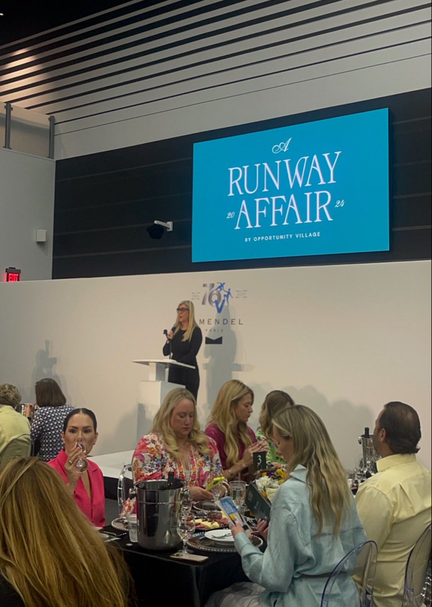 Amazing event! Thank you to everyone who came out to “A Runway Affair” to benefit @OppVillageLV Happy 70th Anniversary on World Down Syndrome Day.💕