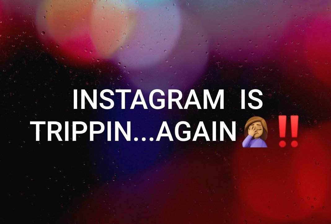 #instagramdown 
LOGGING PEOPLE  OUT😳‼️